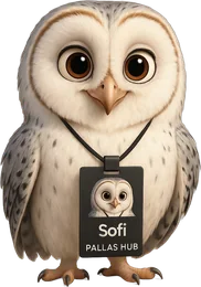 Sofi, a coruja mascote